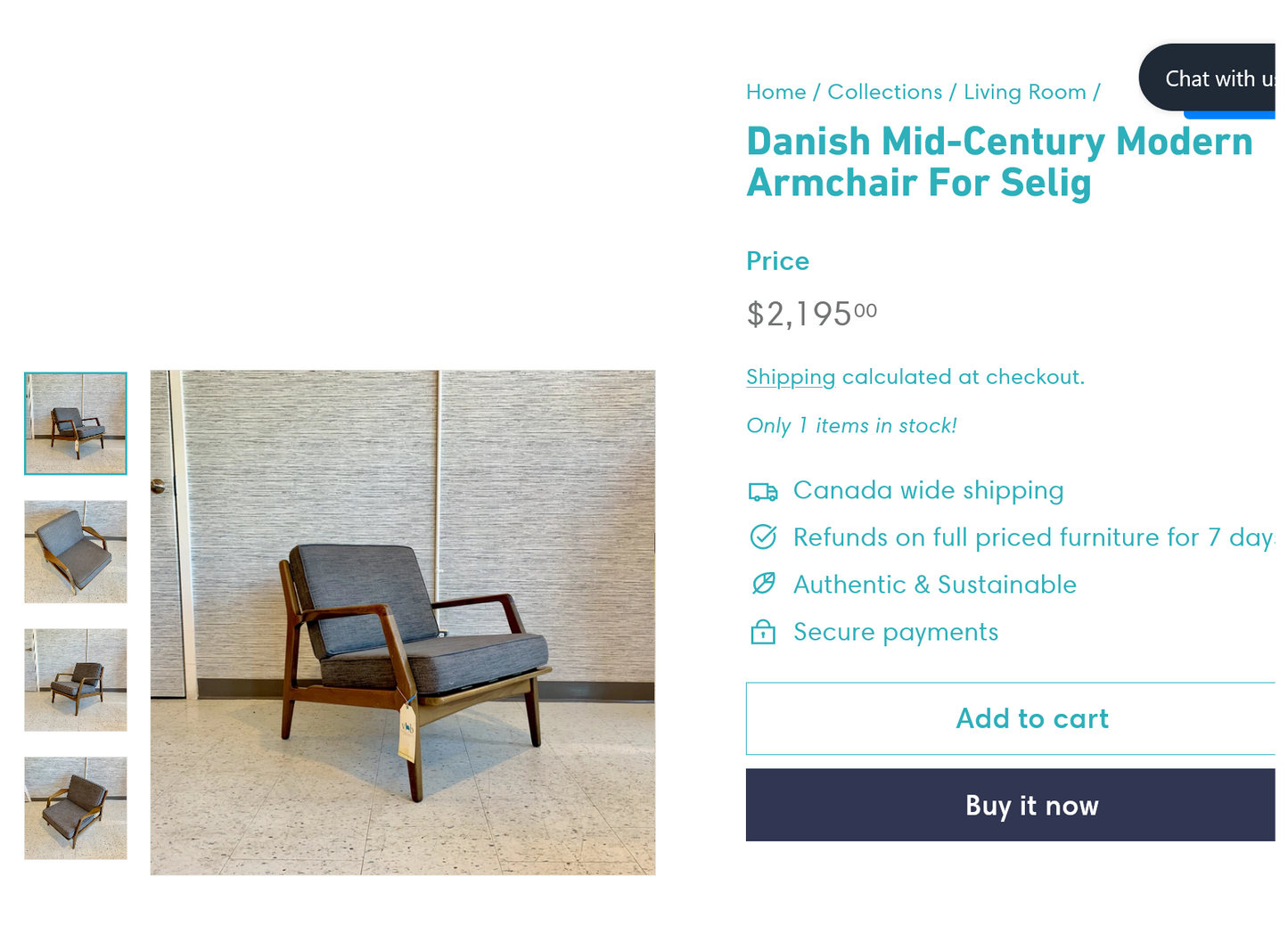 A pair MCM Teak Lounge Chairs by J.Kuypers will be REFINISHED REUPHOLSTERED