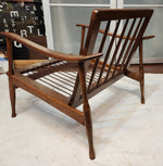 REFINISHED Danish Mid-Century Modern Lounge Chair 11