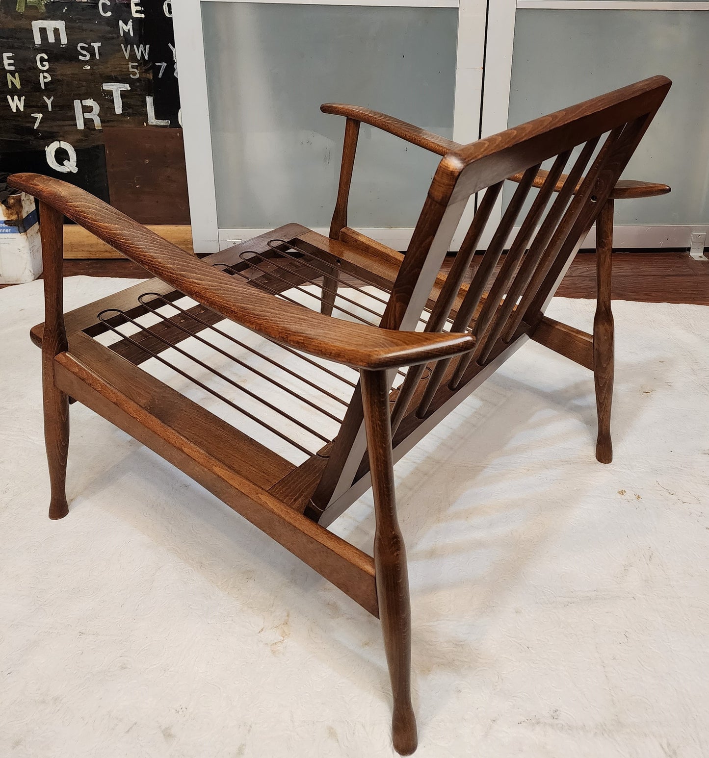 REFINISHED Danish Mid-Century Modern Lounge Chair