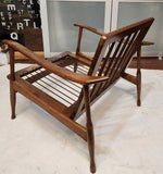 REFINISHED Danish Mid-Century Modern Lounge Chair 8