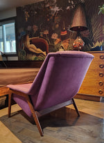 RESTORED Mid Century Modern Folke Ohlsson Lounge Chair by Dux 5