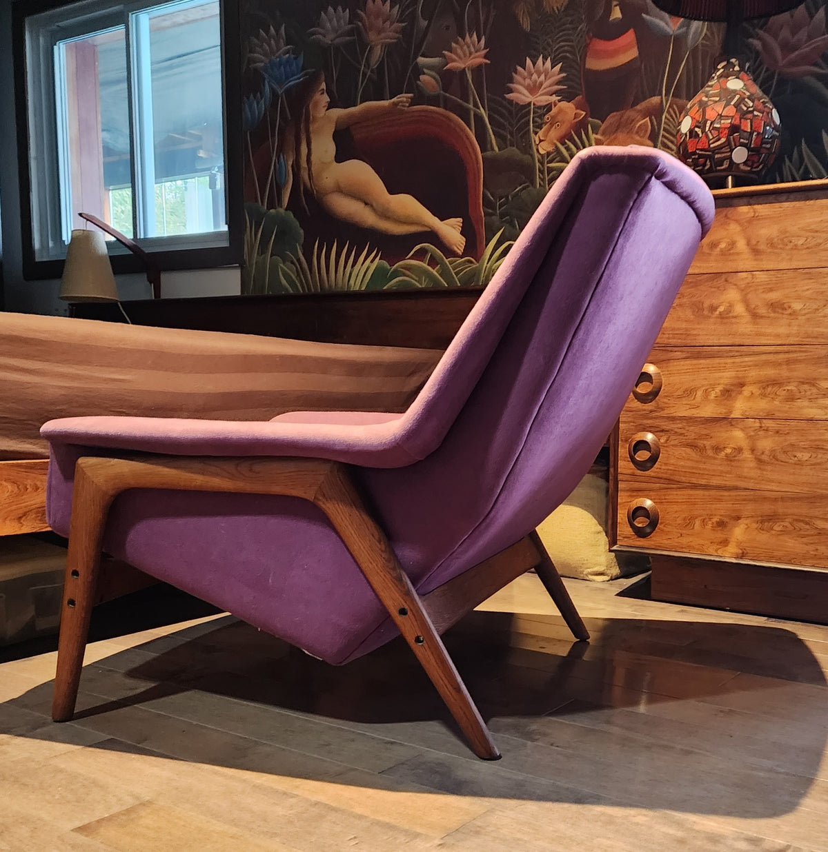 RESTORED Mid Century Modern Folke Ohlsson Lounge Chair by Dux