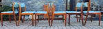 6 Danish Mid Century Modern rosewood chairs by Johannes Andersen 1
