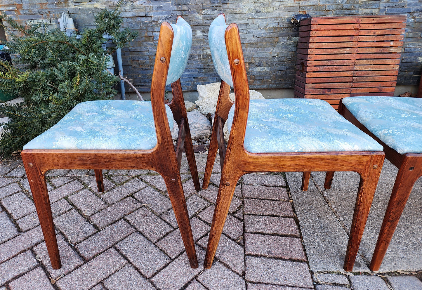 6 Danish Mid Century Modern rosewood chairs by Johannes Andersen