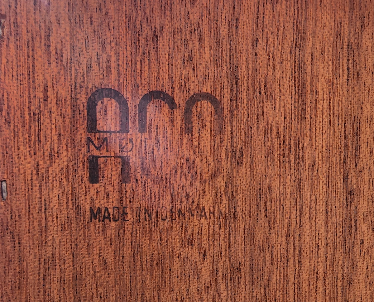 REFINISHED Danish Mid Century Modern Rosewood Display 59