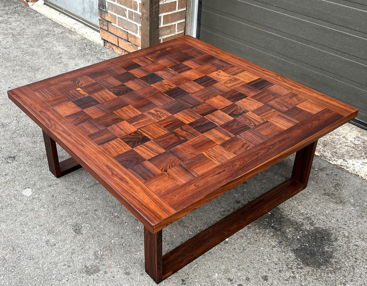 REFINISHED Mid Century Modern Rosewood Coffee Table by A. Vodder for France & Son