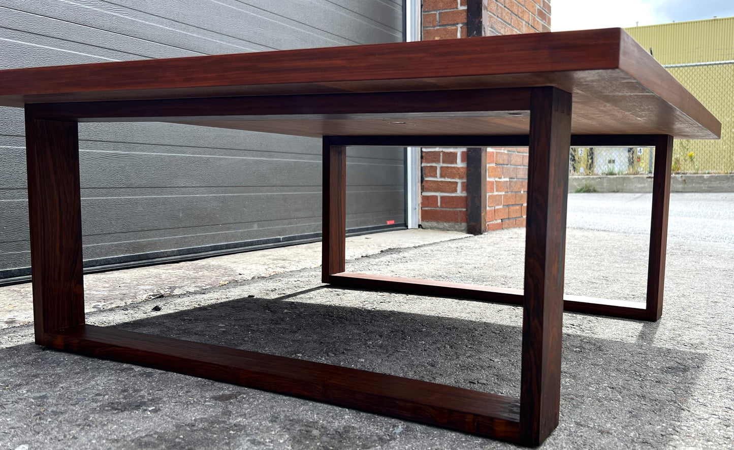 REFINISHED Mid Century Modern Rosewood Coffee Table by A. Vodder for France & Son