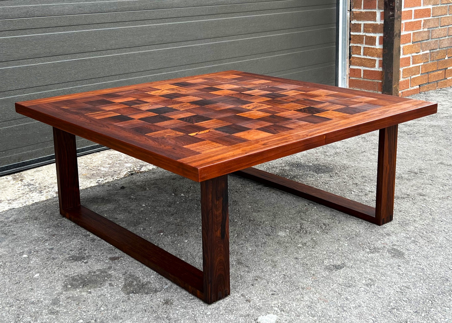 REFINISHED Mid Century Modern Rosewood Coffee Table by A. Vodder for France & Son