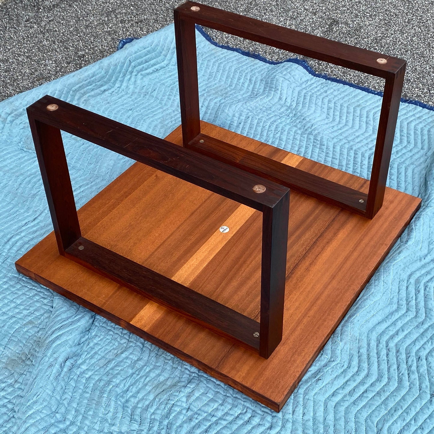 REFINISHED Mid Century Modern Rosewood Coffee Table by A. Vodder for France & Son