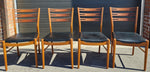 4 RESTORED Danish Mid Century Modern Teak Chairs by Farstrup, model 210, One FREE 2