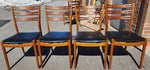 4 RESTORED Danish Mid Century Modern Teak Chairs by Farstrup, model 210, One FREE 3