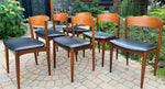 6 Danish Mid Century Modern Teak Chairs by Jydsk Møbelindustri 1