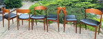 6 Danish Mid Century Modern Teak Chairs by Jydsk Møbelindustri 3