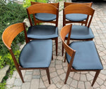 6 Danish Mid Century Modern Teak Chairs by Jydsk Møbelindustri 9