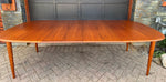 REFINISHED Danish MCM Teak Dining Table w 2 Leaves by Skovmand & Andersen, PERFECT,  58