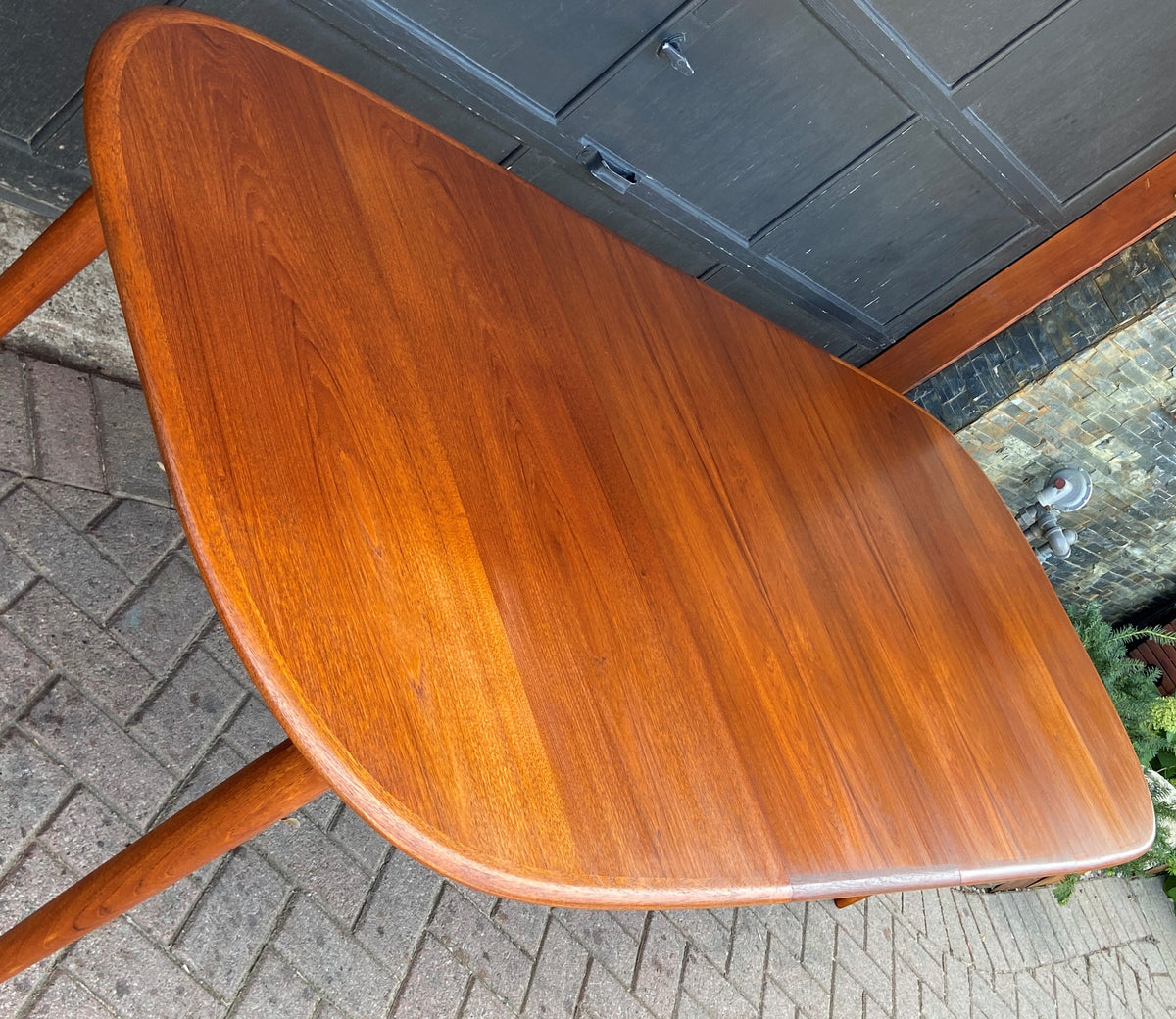 REFINISHED Danish MCM Teak Dining Table w 2 Leaves by Skovmand & Andersen, PERFECT,  58