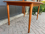 REFINISHED Danish MCM Teak Dining Table w 2 Leaves by Skovmand & Andersen, PERFECT,  58