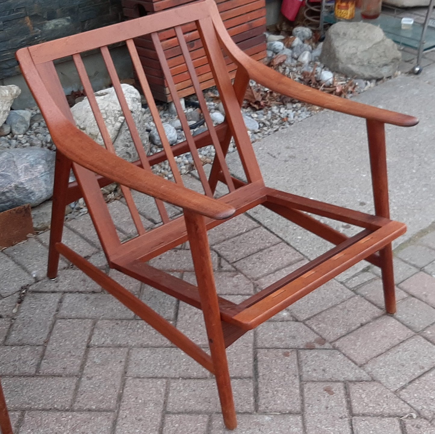 Danish MCM Teak Lounge Armchair by AH Olsen for Mogens Kold - price includes REFINISHING & NEW CUSHIONS