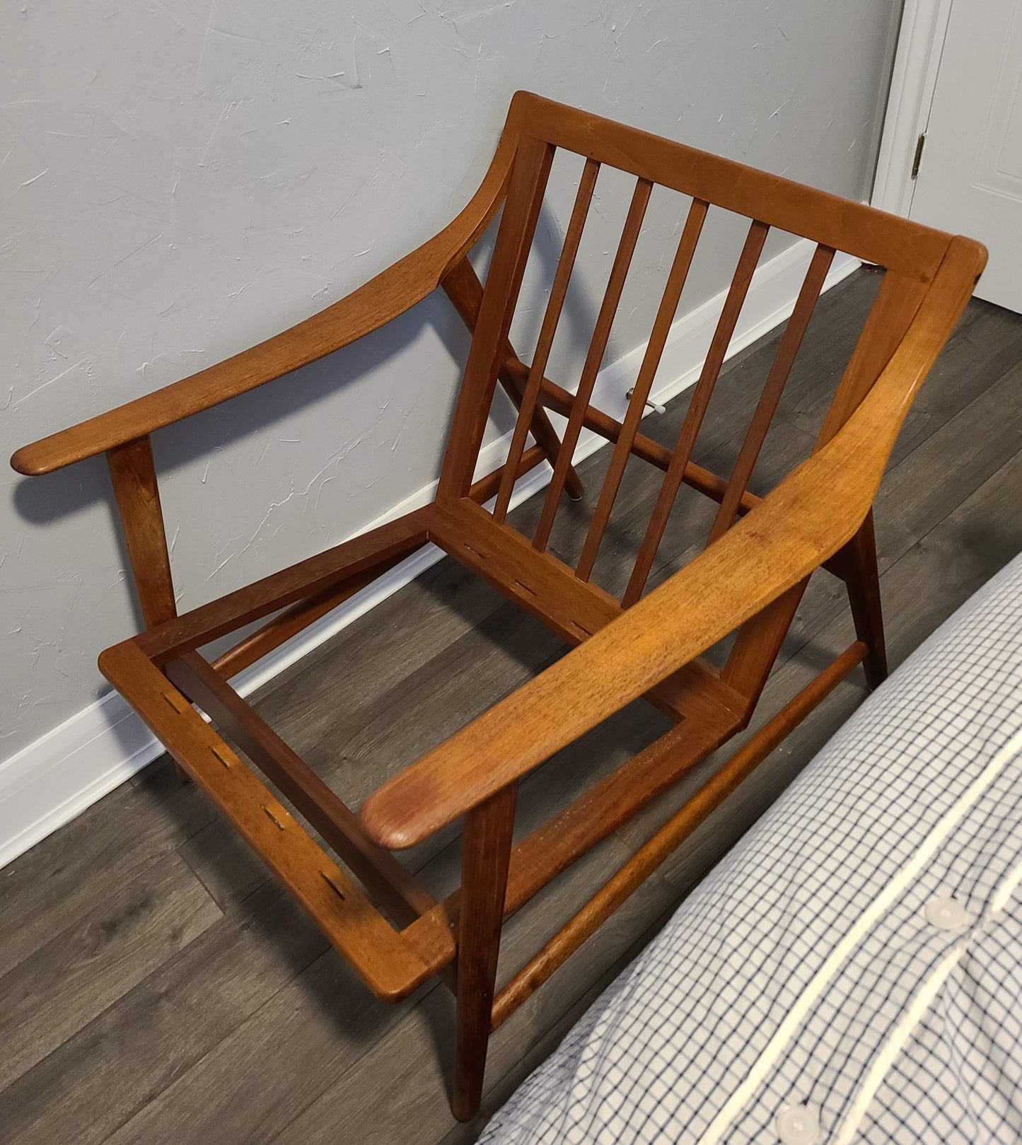 Danish MCM Teak Lounge Armchair by AH Olsen for Mogens Kold - price includes REFINISHING & NEW CUSHIONS