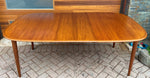 REFINISHED Danish MCM Teak Table w 2 Leaves by Skovmand & Andersen, PERFECT,  58