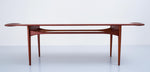REFINISHED Mid Century Modern Solid Teak Coffee Table by France & Son, FD503, PERFECT 3