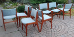 8 RESTORED Danish Mid Century Modern Teak Chairs by J. Andersen 4