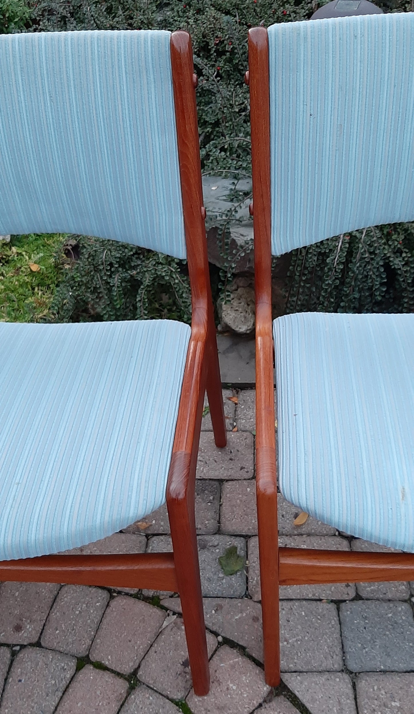 8 RESTORED Danish Mid Century Modern Teak Chairs by J. Andersen