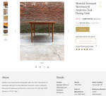 REFINISHED Danish MCM Teak Table Round with 2 Leaves by Skovmand and Andersen for Moreddi, 47