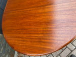 REFINISHED Danish MCM Teak Table Round with 2 Leaves by Skovmand and Andersen for Moreddi, 47