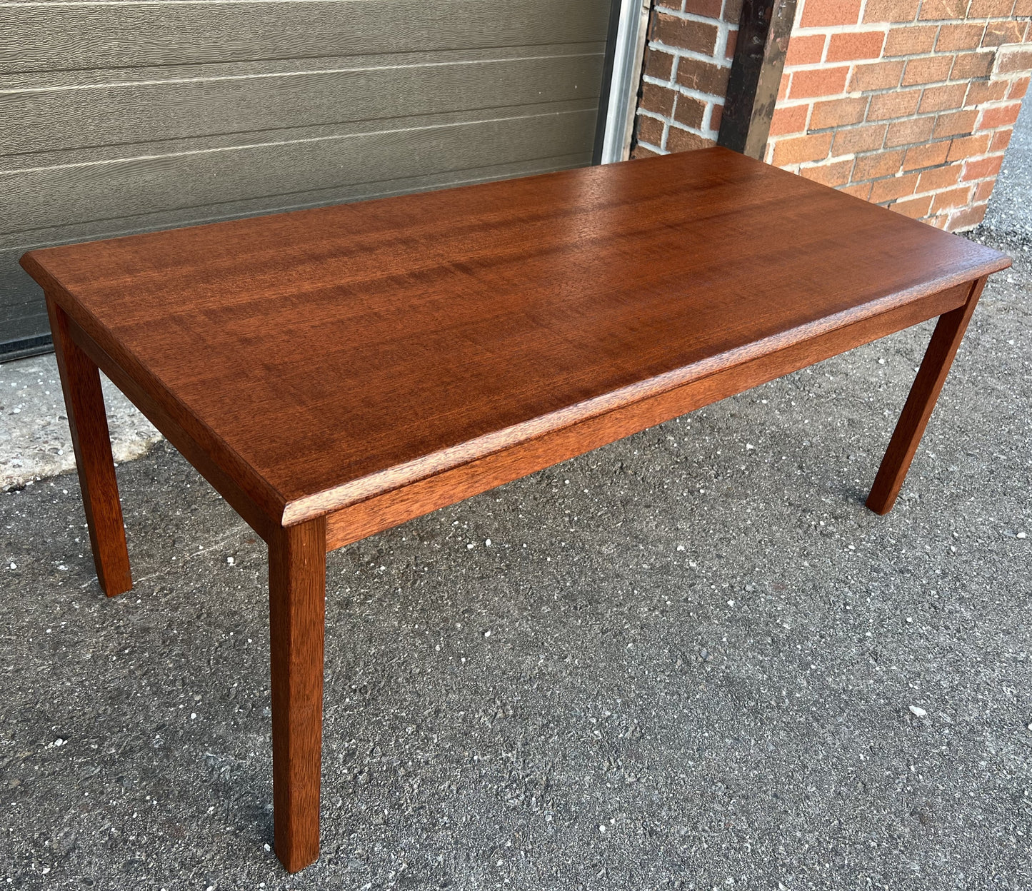 REFINISHED Danish Mid Century Modern coffee table & 2 end tables