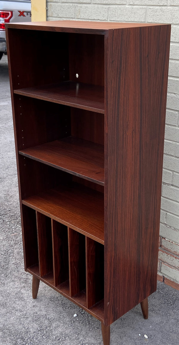 RESTORED Danish MCM Rosewood Record or Display Cabinet 22", perfect
