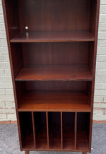 RESTORED Danish MCM Rosewood Record or Display Cabinet 22