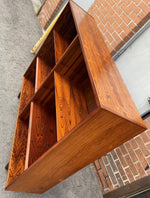 RESTORED Danish Mid Century Modern Rosewood Bookcase 54.5