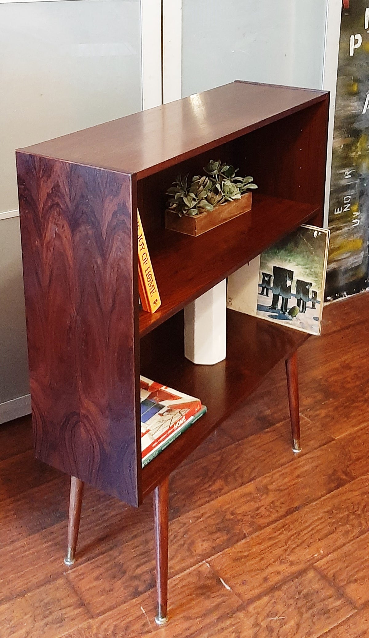 RESTORED Danish MCM Rosewood Bookcase, compact, 34.5