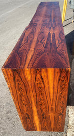 REFINISHED Danish Mid Century Modern Rosewood Cabinet Narrow 79