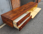 REFINISHED Danish Mid Century Modern Rosewood Console 86
