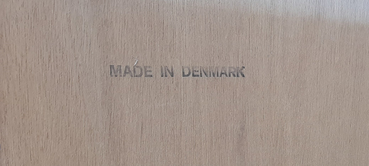 RESTORED Danish MCM Rosewood Cabinet with sliding doors & drawer, compact 34