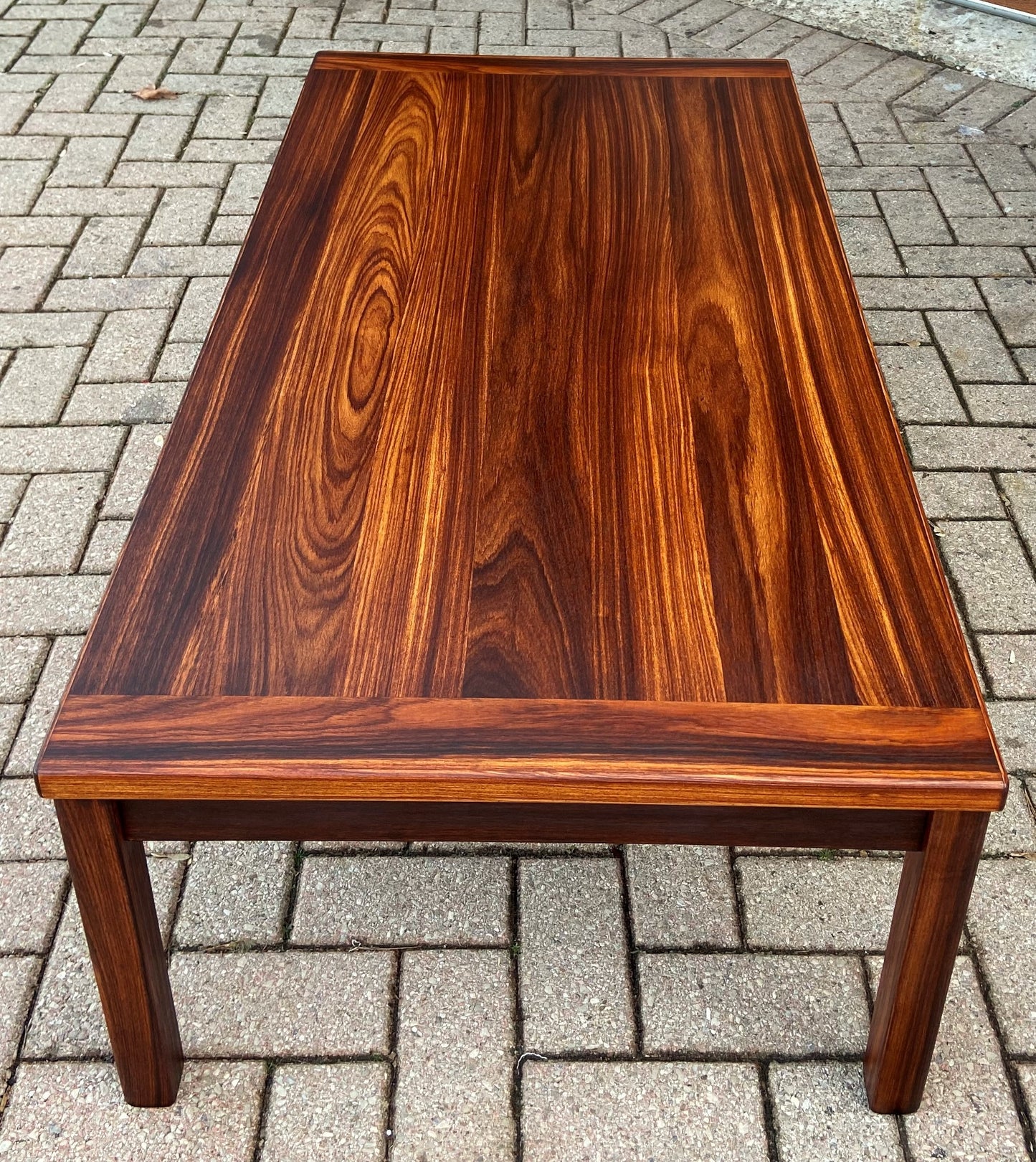 REFINISHED Danish Mid Century Modern Rosewood Coffee Table, PERFECT