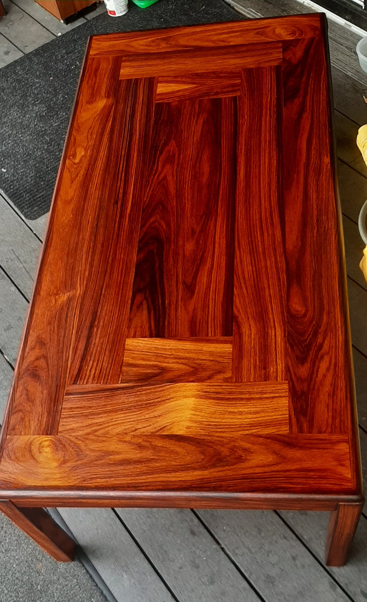 REFINISHED Danish MCM Rosewood Coffee Table by H. Kjaernulf, PERFECT