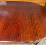 RESTORED Danish Mid Century Modern Rosewood Table w 2 Leaves & 8 Chairs, Perfect 3