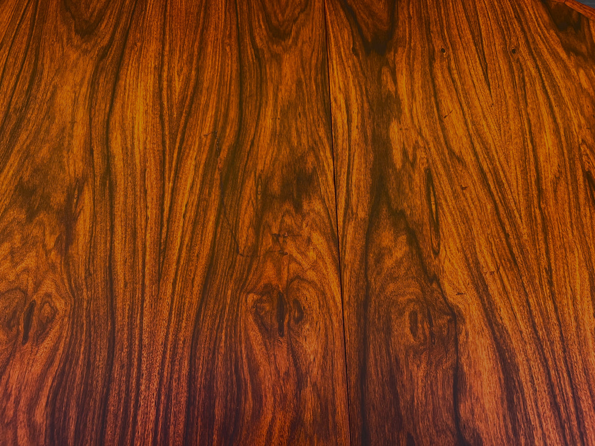 REFINISHED Danish Mid Century Modern Rosewood Table Round w 1 Leaf, 47