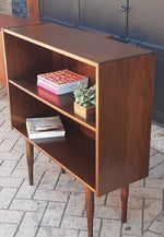RESTORED Small Danish MCM Rosewood Bookcase Display 34