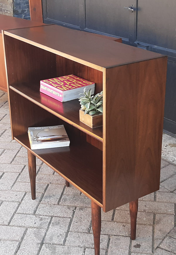 RESTORED Small Danish MCM Rosewood Bookcase Display 34", PERFECT - Mid Century Modern Toronto