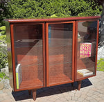 RESTORED Danish MCM Rosewood Bookcase Display 60.5