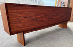 REFINISHED Danish Mid Century Modern Rosewood Display 72.75