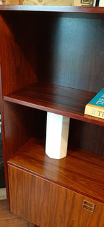 RESTORED Danish MCM Rosewood Cabinet with Bar, 34.5