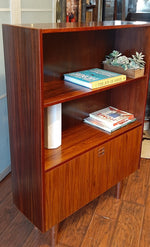 RESTORED Danish MCM Rosewood Cabinet with Bar, 34.5