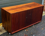 REFINISHED Danish Mid Century Modern Rosewood Media TV Console, PERFECT 10