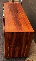 REFINISHED Danish Mid Century Modern Rosewood Media TV Console, PERFECT 6