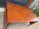 REFINISHED Danish MCM Teak Drop Leaf Table by Arne Vodder for Vamo 54.5